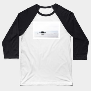 Monochrome West Pier, Brighton Baseball T-Shirt